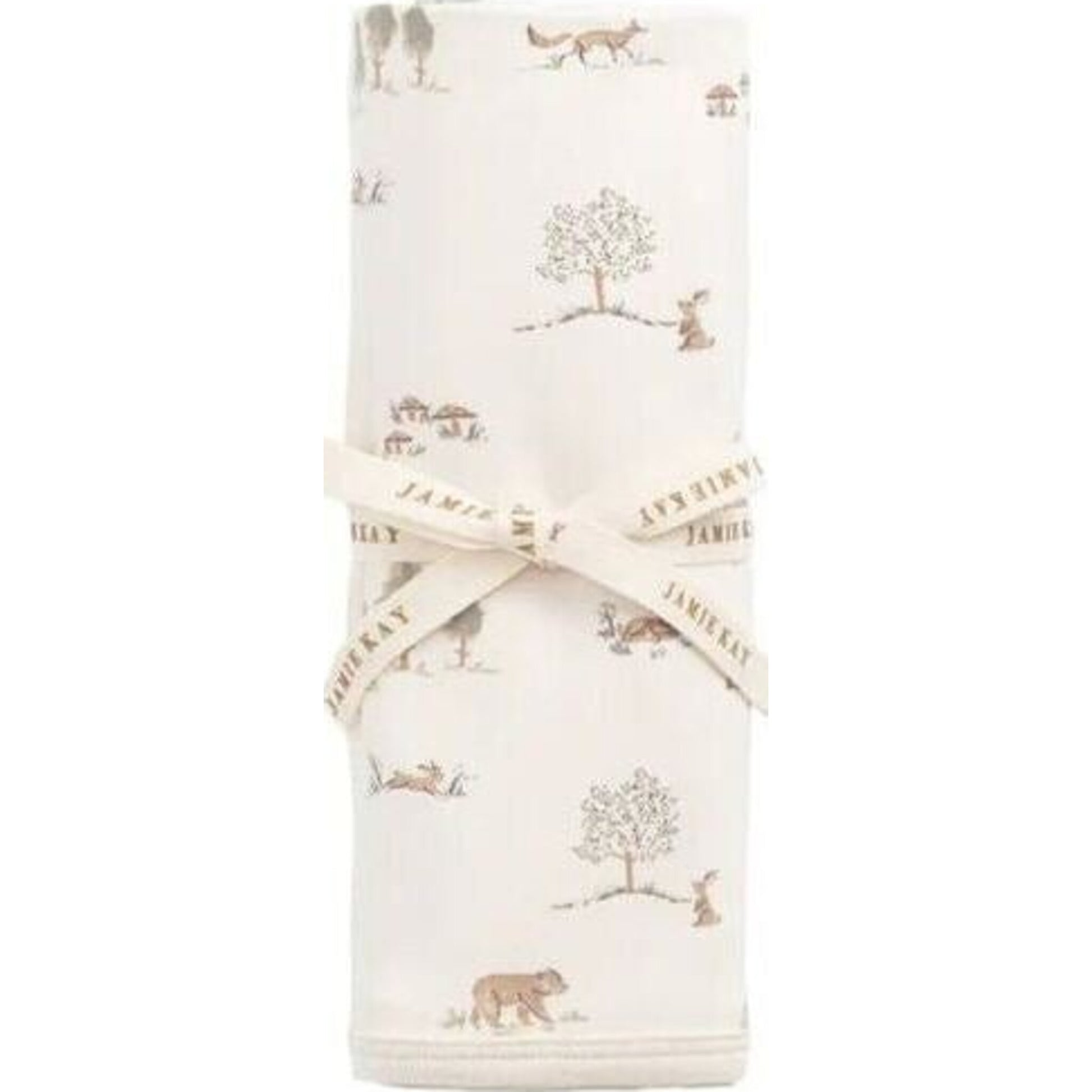 Jamie Kay Organic Cotton Murphy Wrap Pine Forest Friends | Aster & Ruby