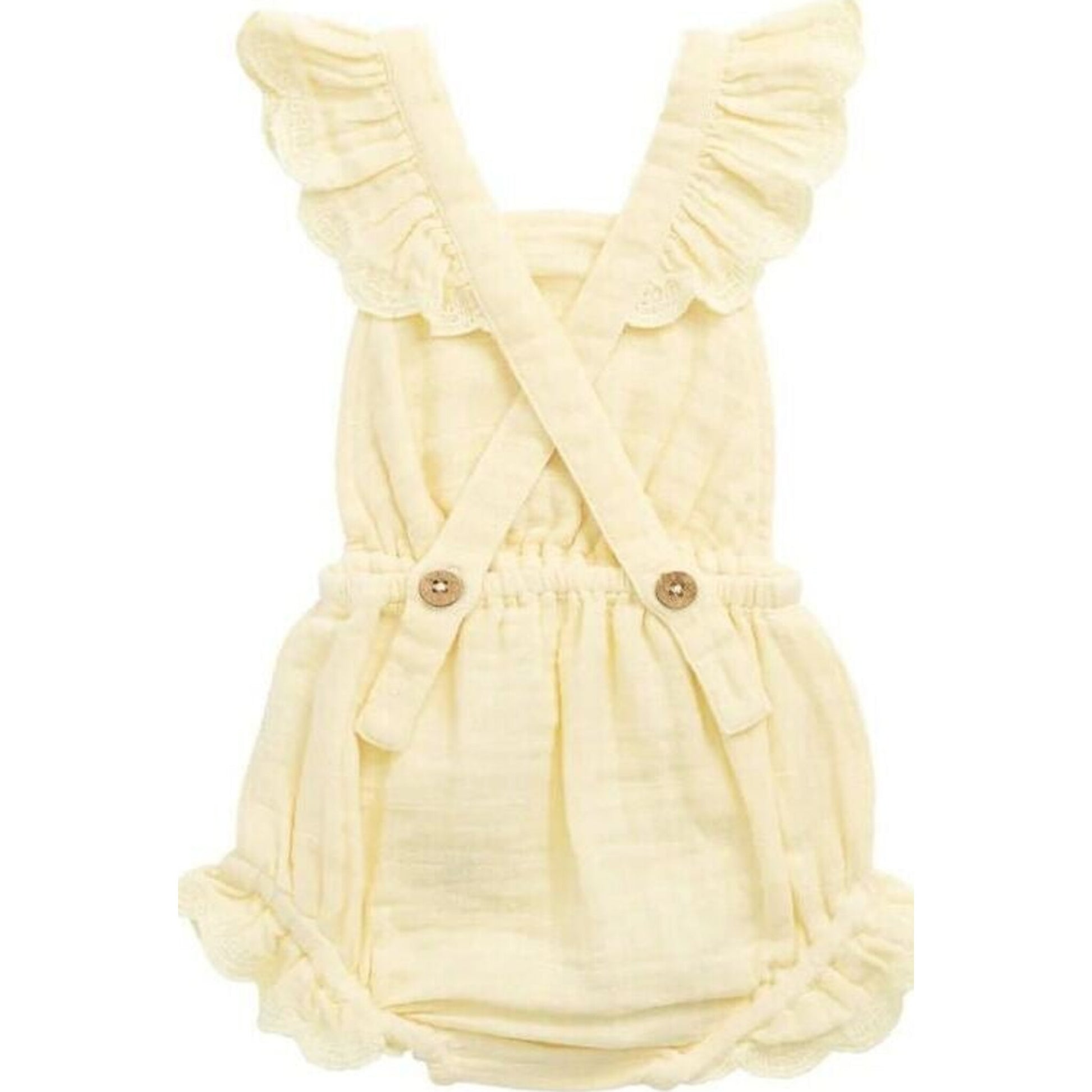 Jamie Kay Organic Cotton Muslin Luciana Playsuit | Aster & Ruby