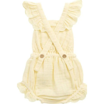 Jamie Kay Organic Cotton Muslin Luciana Playsuit | Aster & Ruby