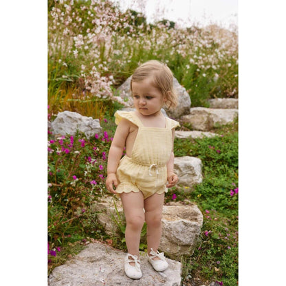 Jamie Kay Organic Cotton Muslin Luciana Playsuit | Aster & Ruby
