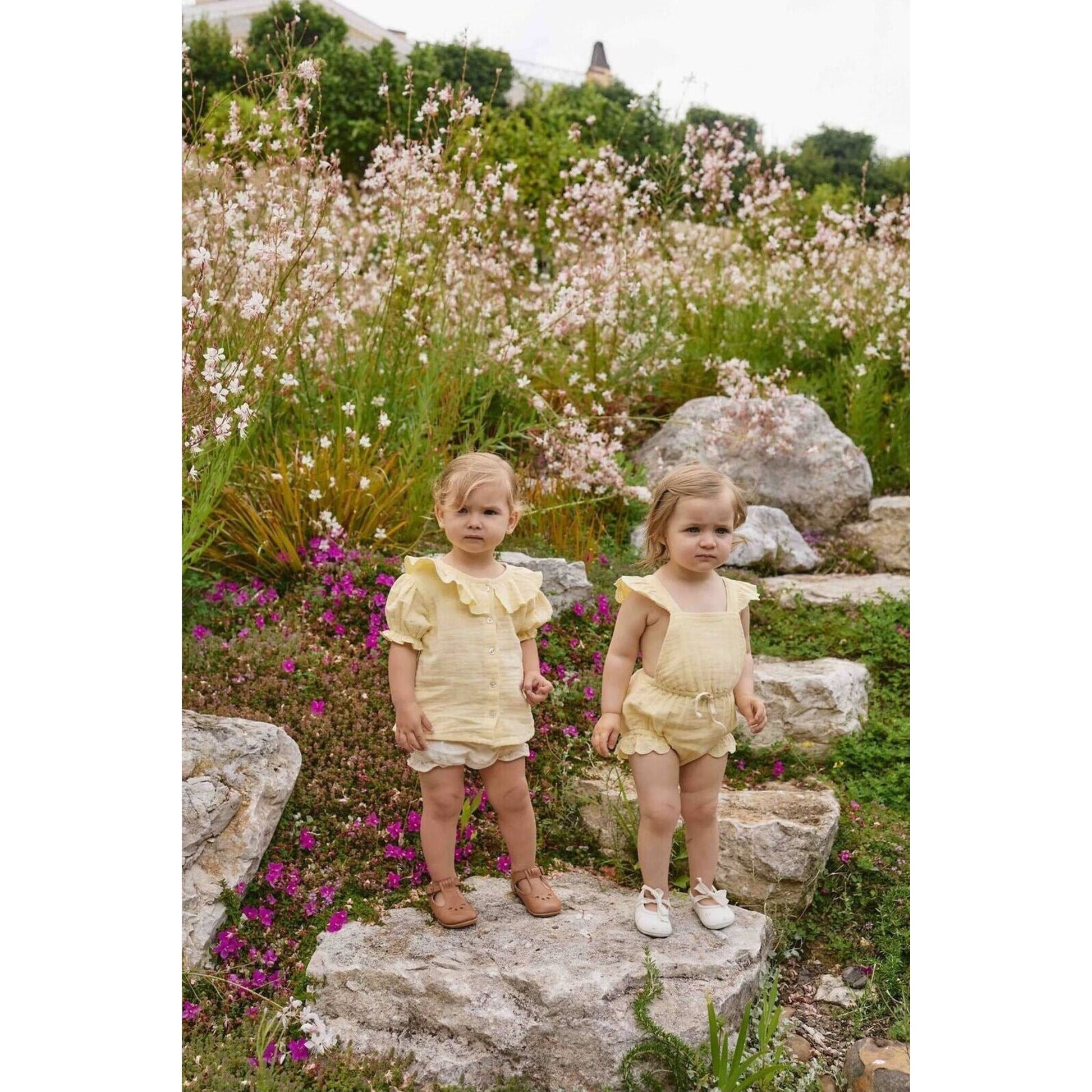 Jamie Kay Organic Cotton Muslin Luciana Playsuit | Aster & Ruby