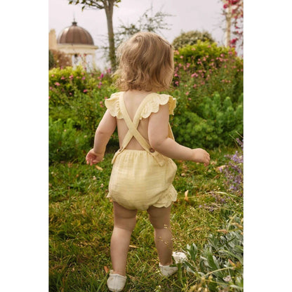 Jamie Kay Organic Cotton Muslin Luciana Playsuit | Aster & Ruby