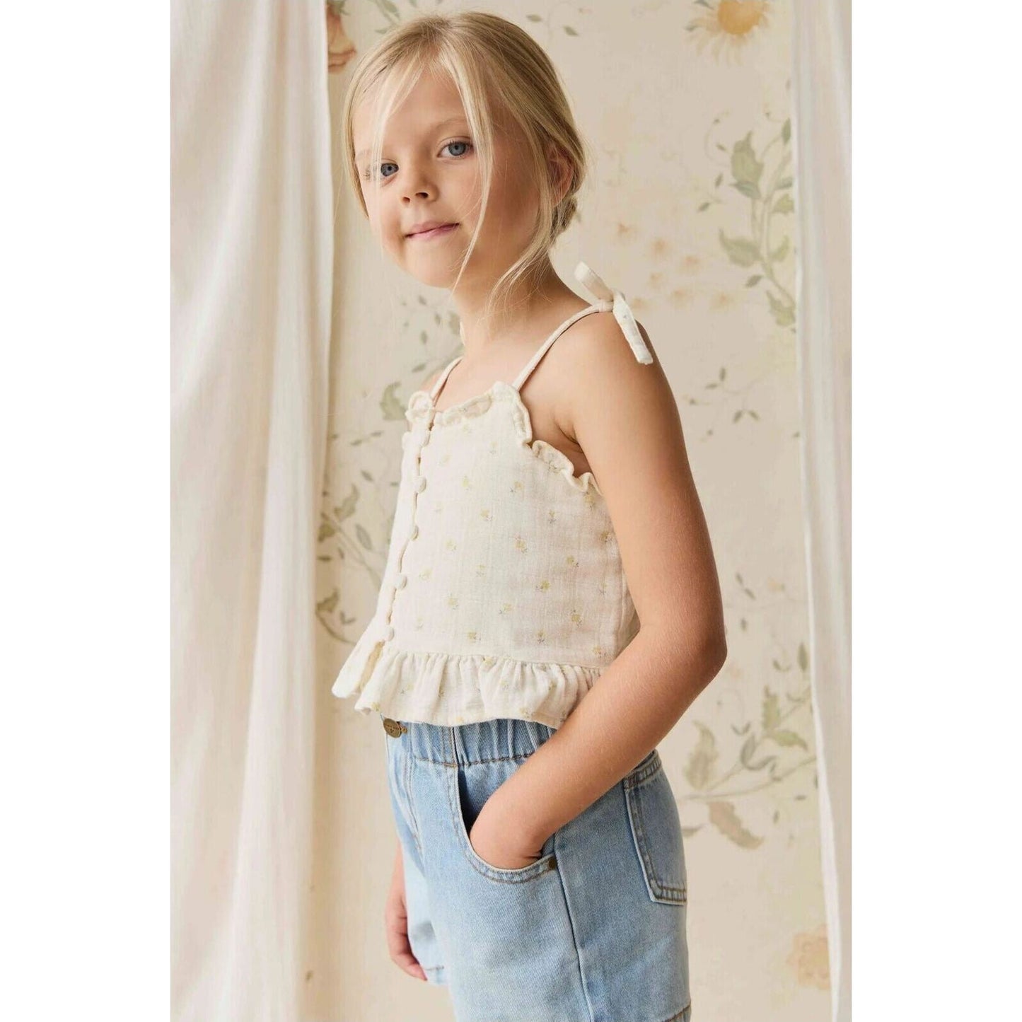 Jamie Kay Organic Cotton Muslin Mirabel Top | Aster & Ruby