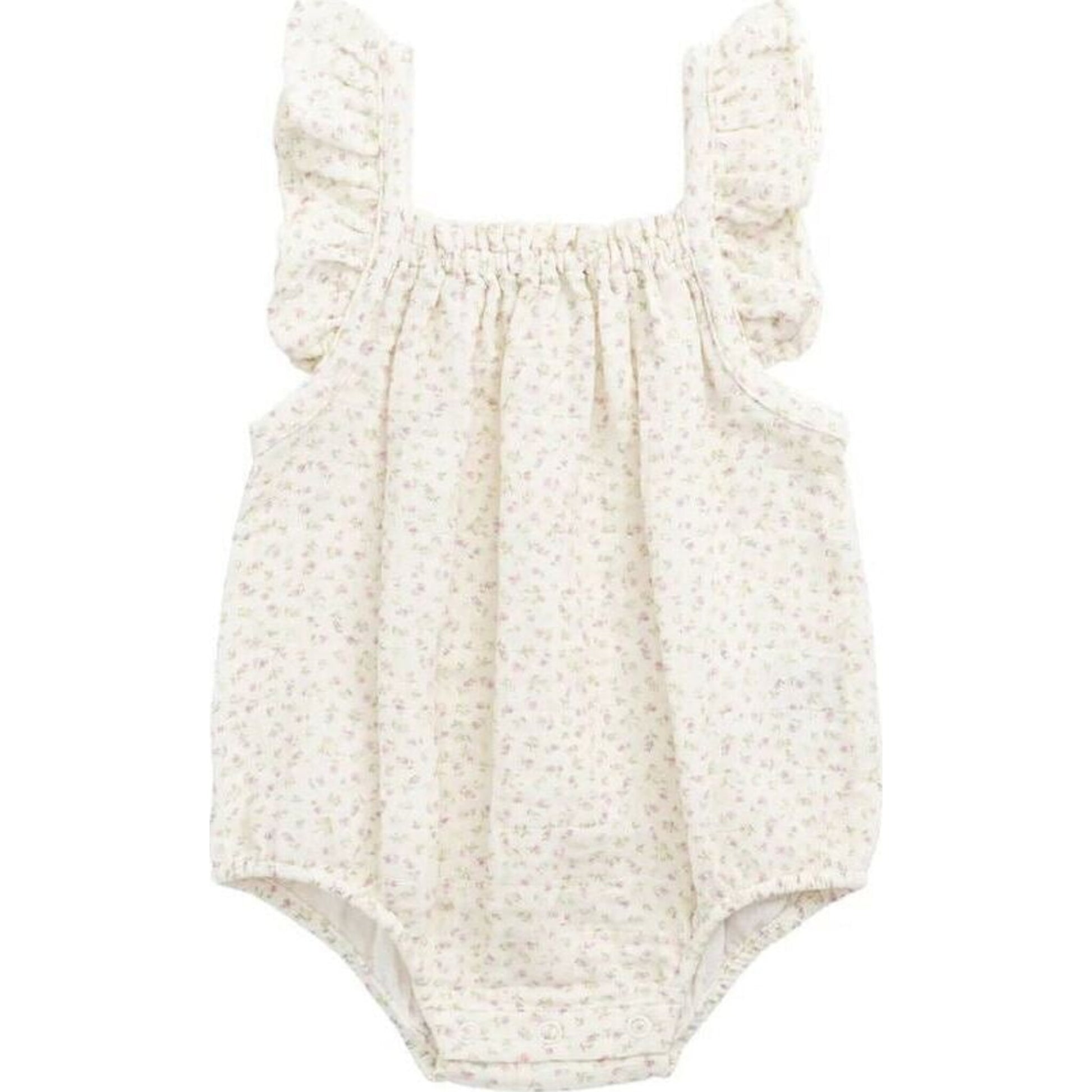 Jamie Kay Organic Cotton Muslin Tiana Playsuit Pippa Pink | Aster & Ruby