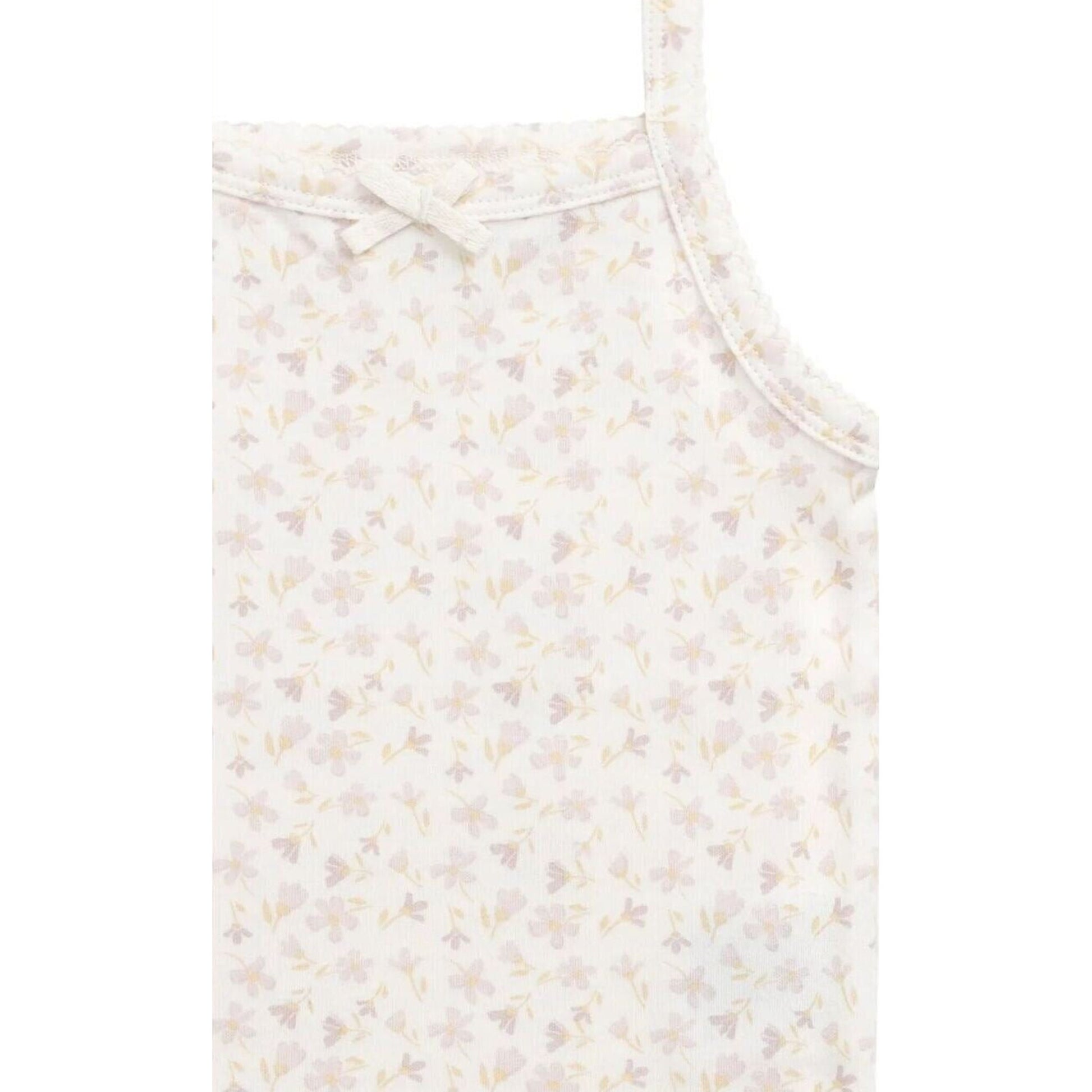 Jamie Kay Organic Cotton Singlet Aries Mauve | Aster & Ruby