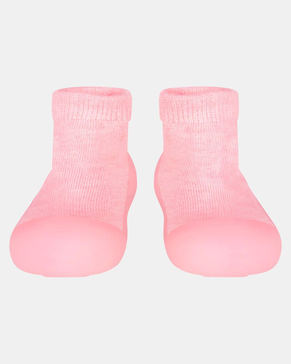 Organic Hybrid Walking Socks Dreamtime Footsteps Carmine - Aster & Ruby