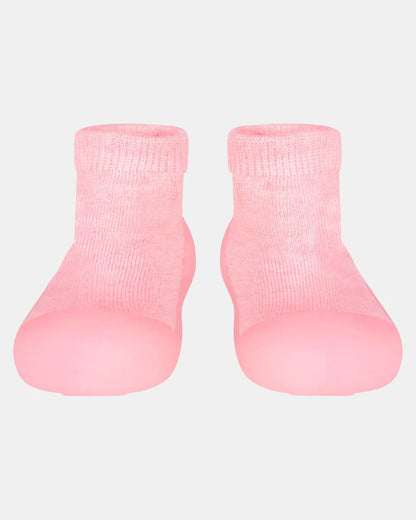 Organic Hybrid Walking Socks Dreamtime Footsteps Carmine - Aster & Ruby