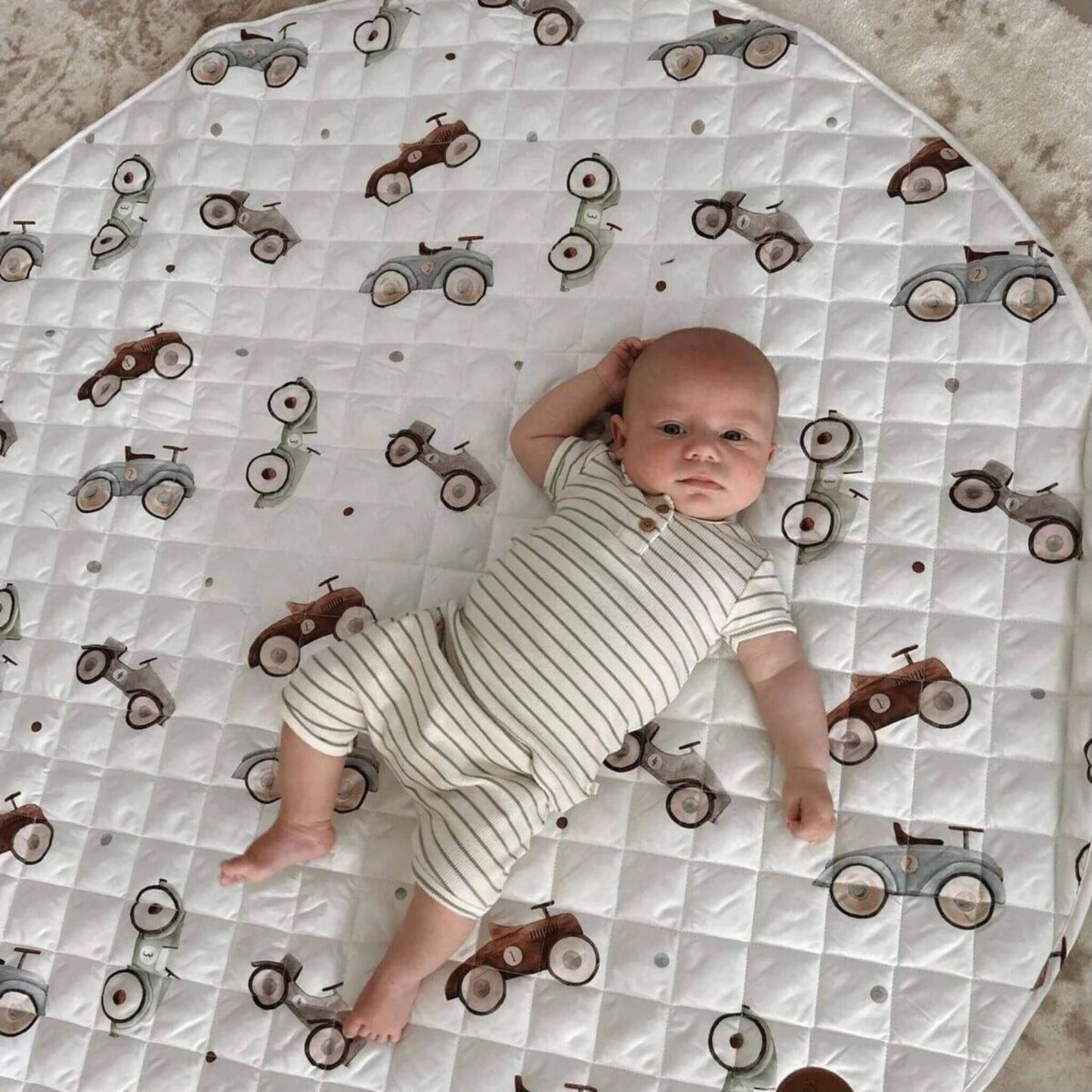 Cuddle Bug & Co Padded Waterproof Playmat Cars | Aster & Ruby