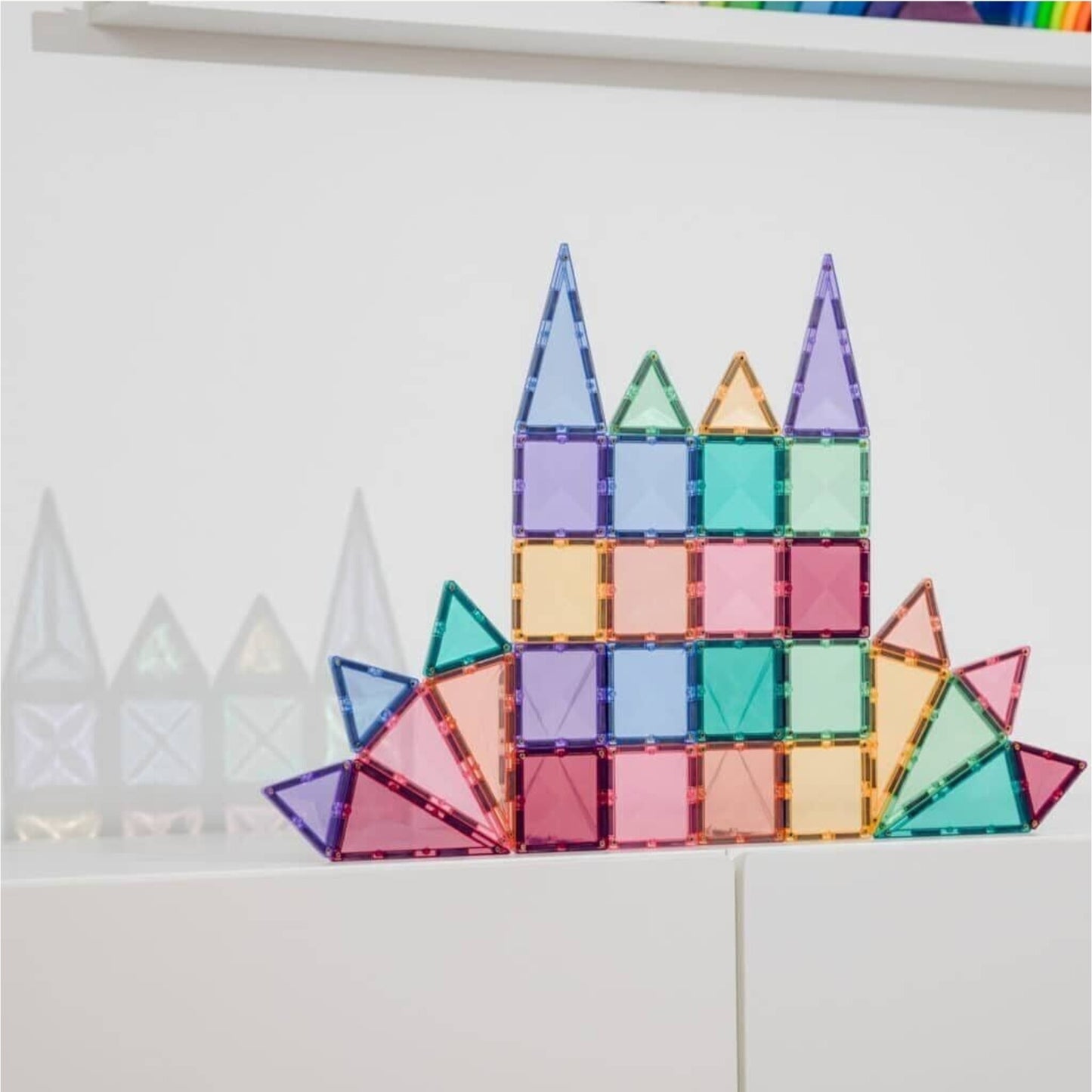 Connetix Tiles Pastel Mini Pack 32 pc | Aster & Ruby