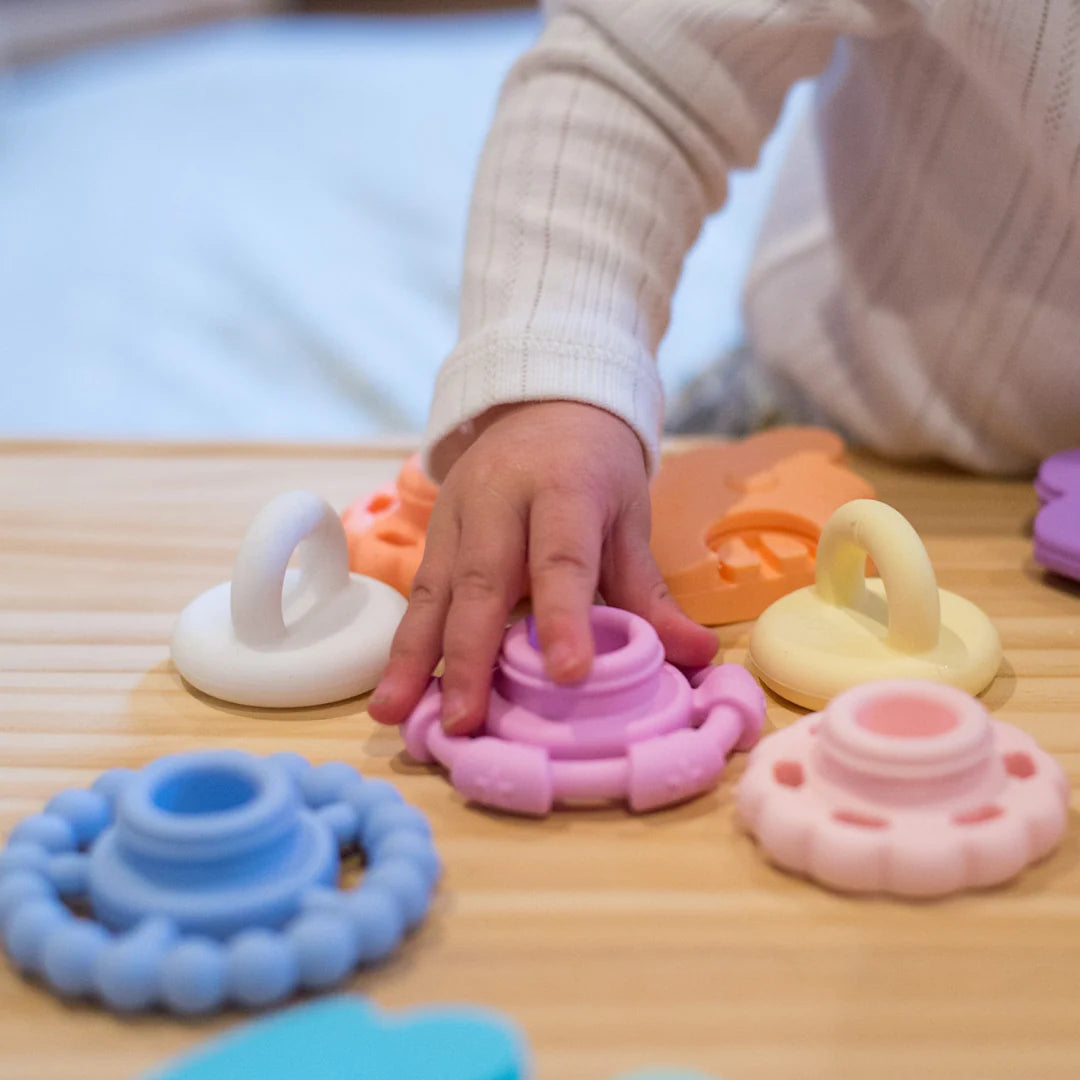 Rainbow Stacker & Teether Bright