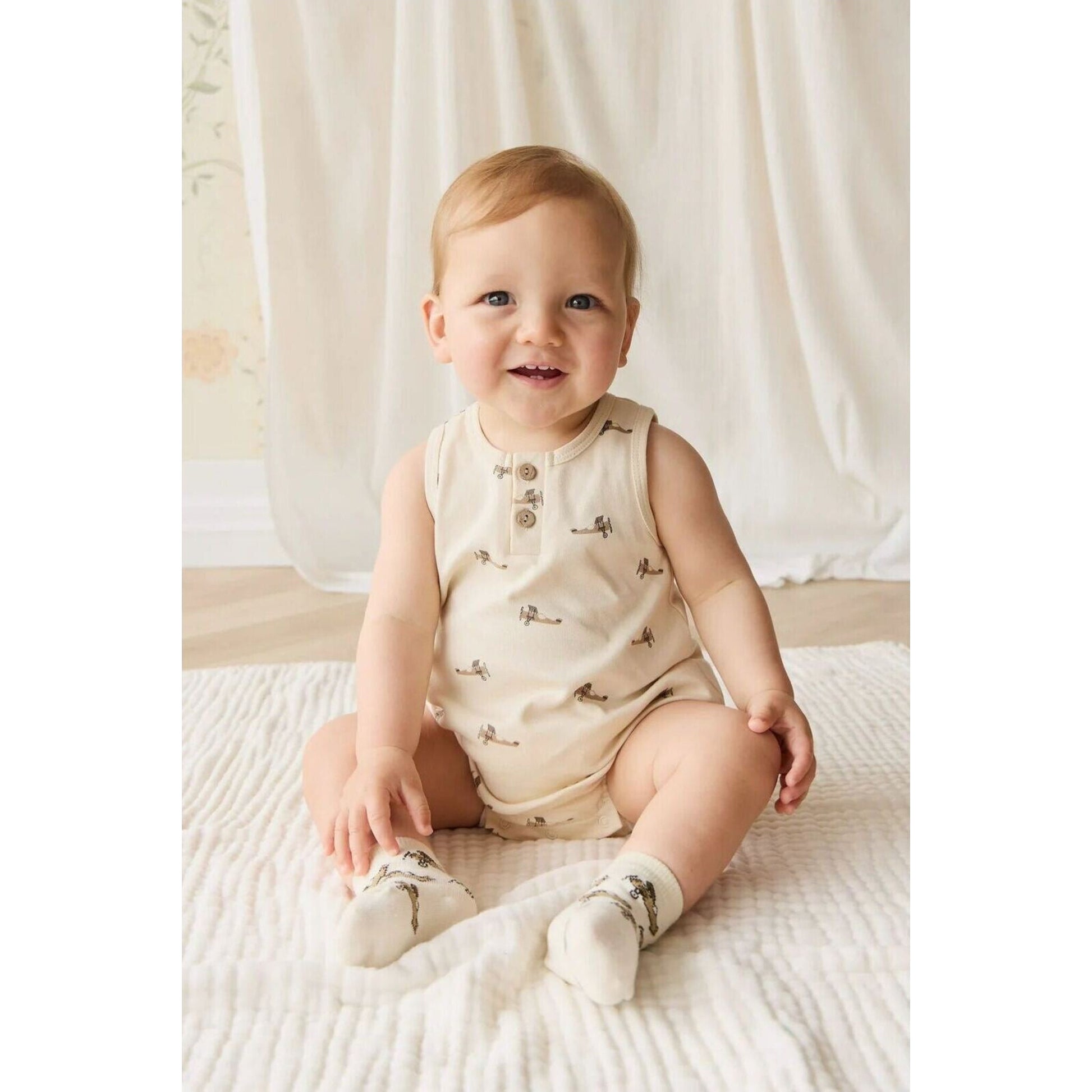 Jamie Kay Pilot Plane Sock | Aster & Ruby