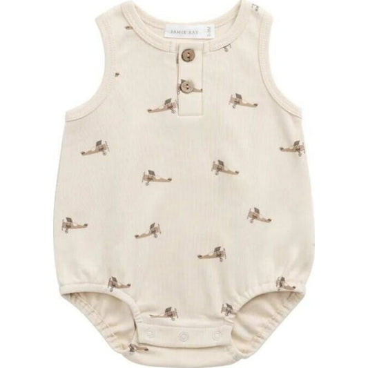 Jamie Kay Pima Cotton Archie Playsuit | Aster & Ruby
