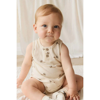 Jamie Kay Pima Cotton Archie Playsuit | Aster & Ruby