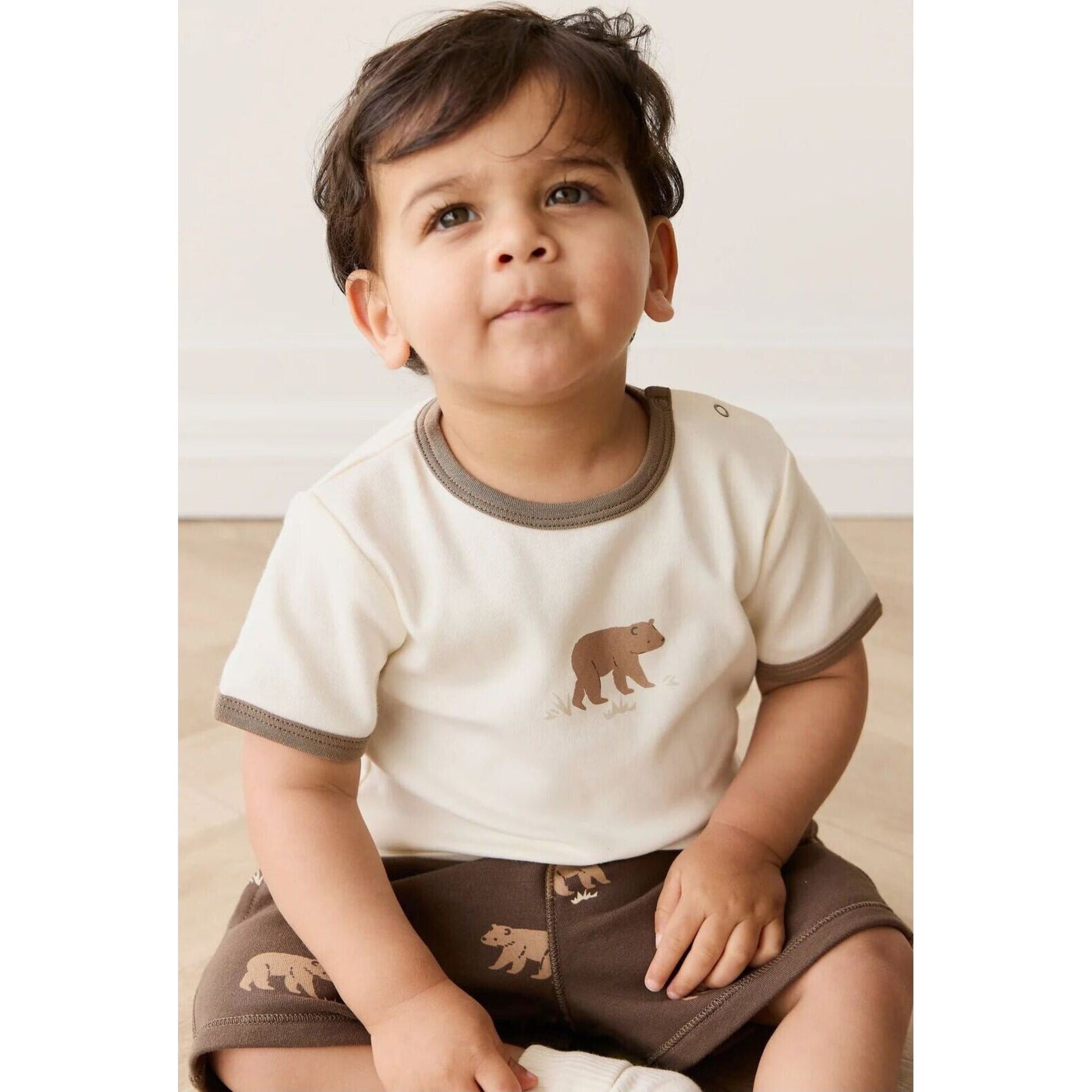 Jamie Kay Pima Cotton Erik Tee Buddy Bear Cloud | Aster & Ruby