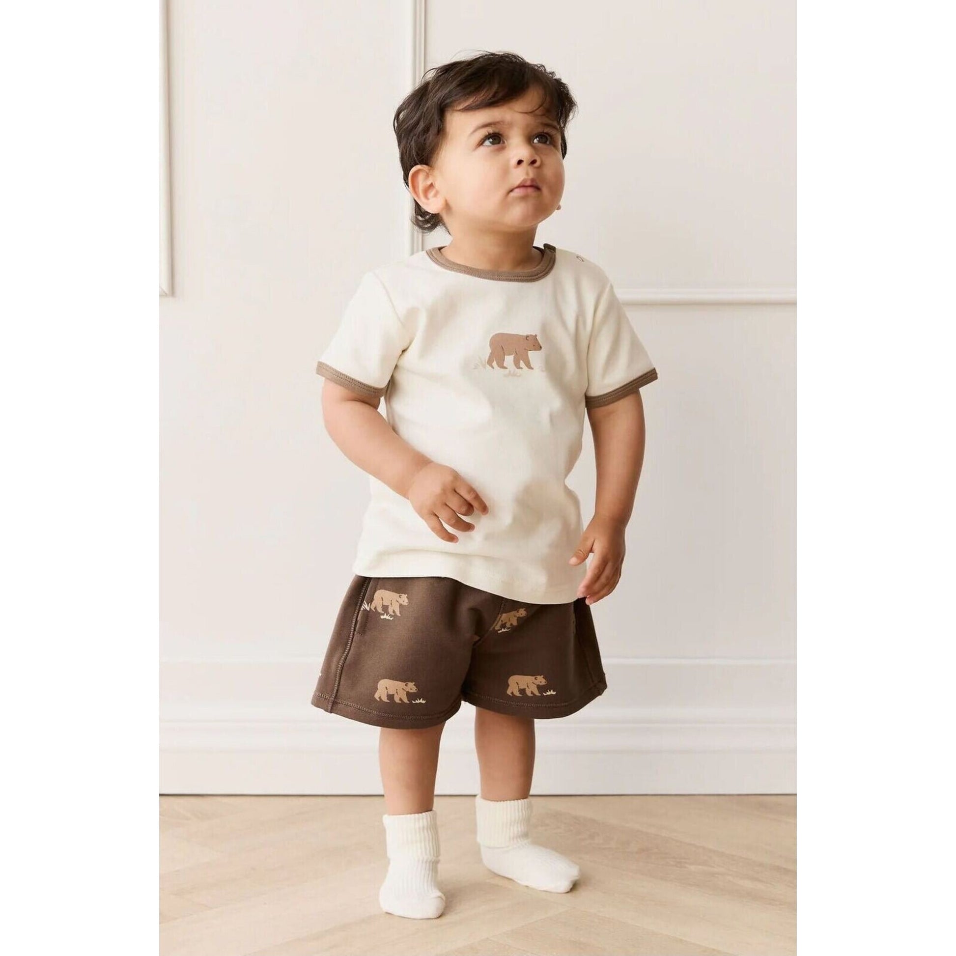 Jamie Kay Pima Cotton Erik Tee Buddy Bear Cloud | Aster & Ruby