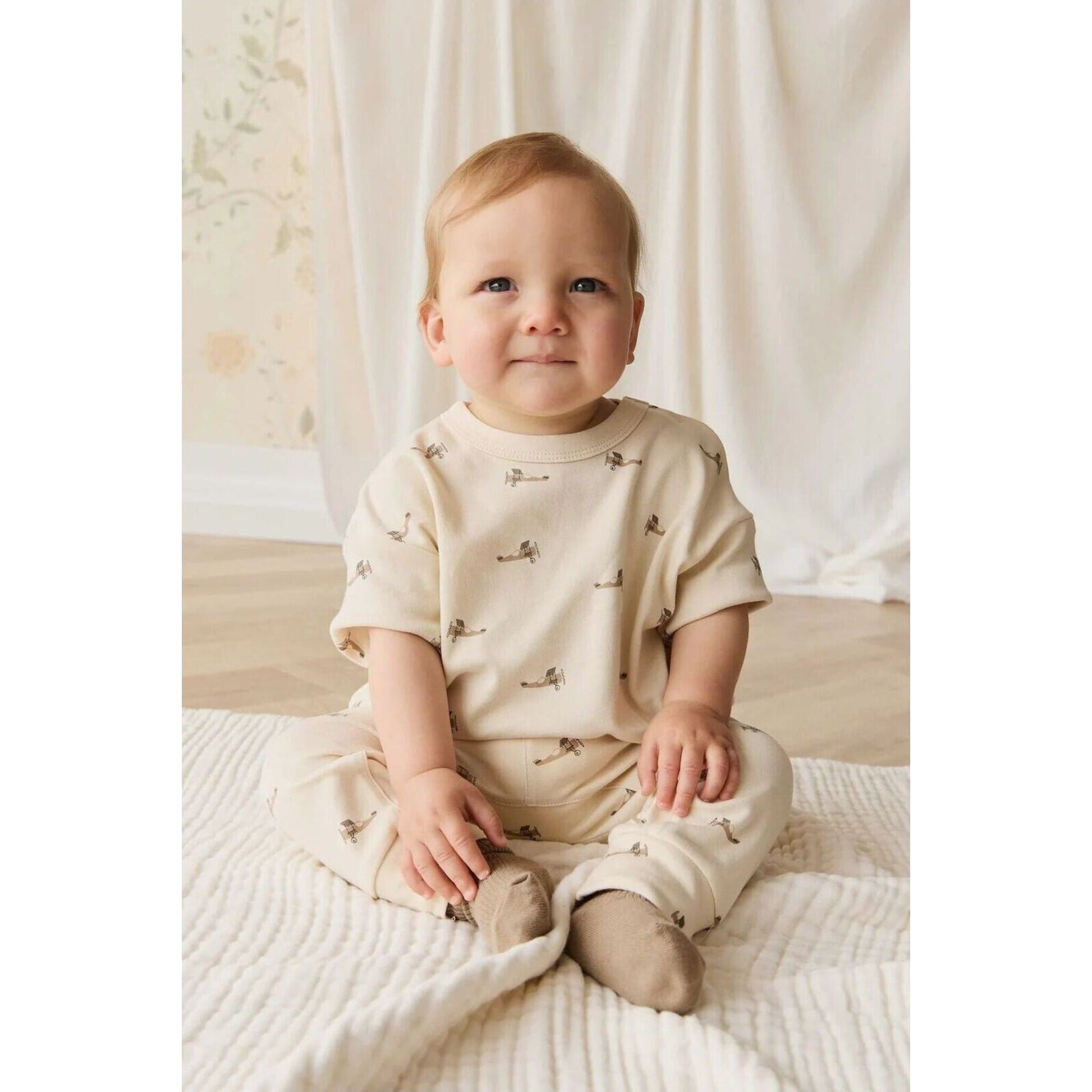 Pima Cotton Wesley Tee – children's product by Jamie Kay | Aster & Ruby