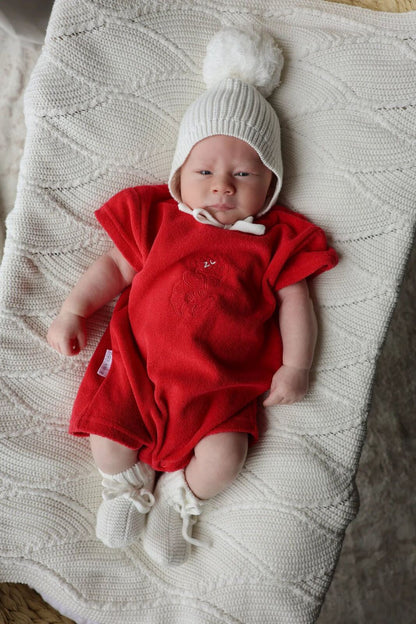 PLAYSUIT | SHAWN THE PRAWN – NB, 0-3m, 3-6m, 6-12m, 1 – Aster & Ruby