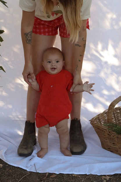 PLAYSUIT | SHAWN THE PRAWN – NB, 0-3m, 3-6m, 6-12m, 1 – Aster & Ruby