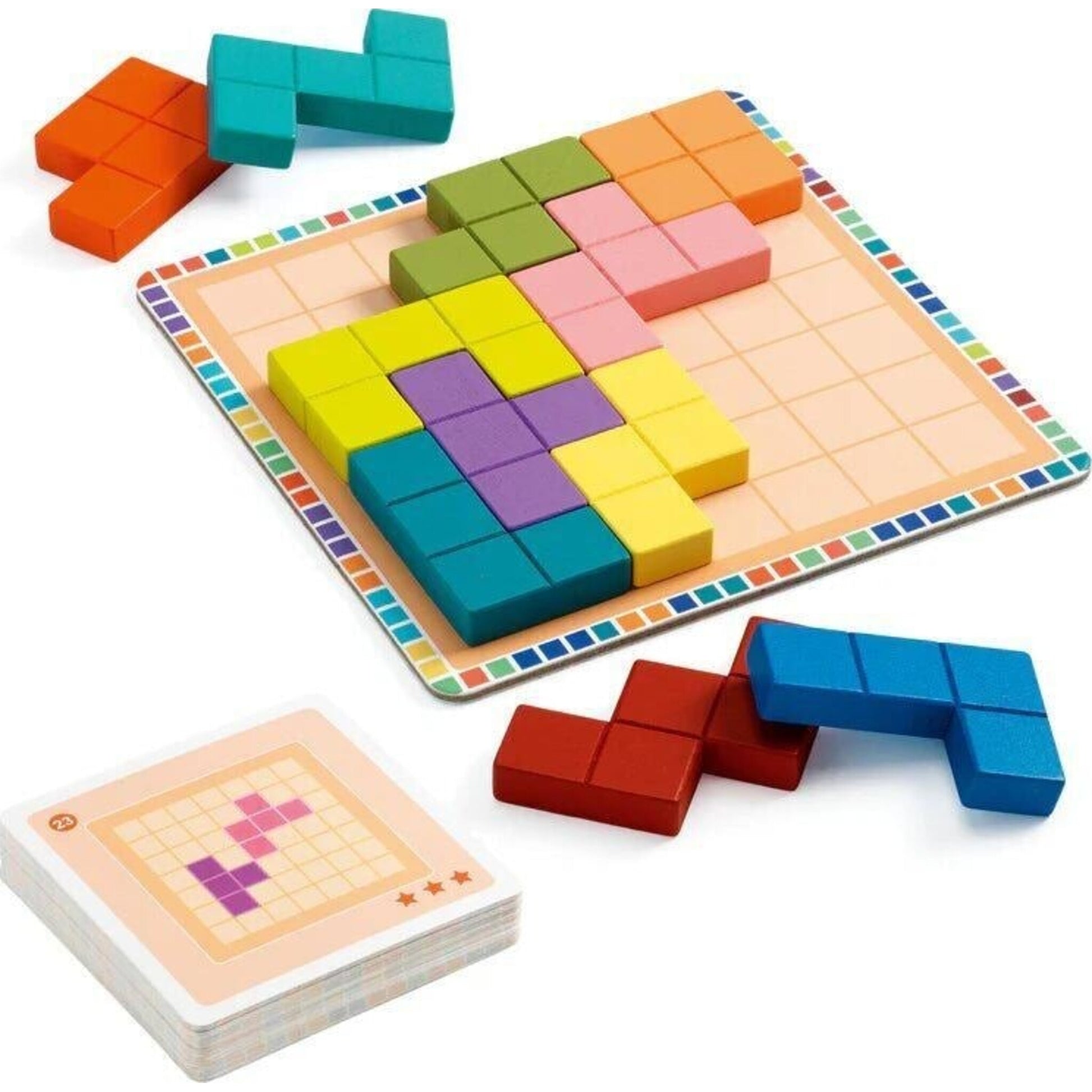 Djeco Polyssimo Sologic Game with 30 challenges | Aster & Ruby