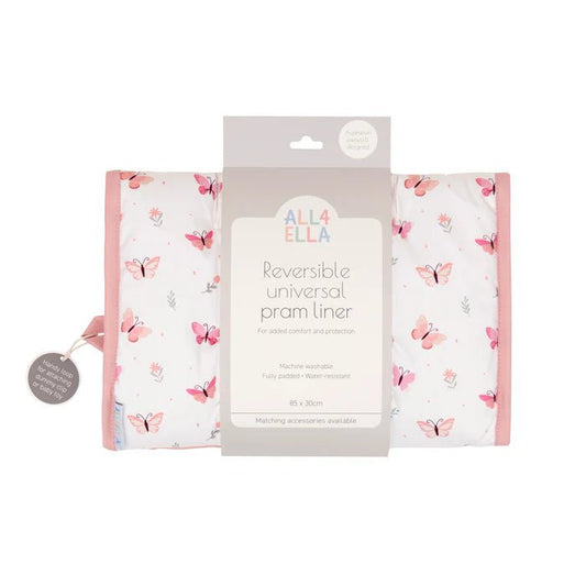 Pram Liner Sweet Butterfly - Aster & Ruby