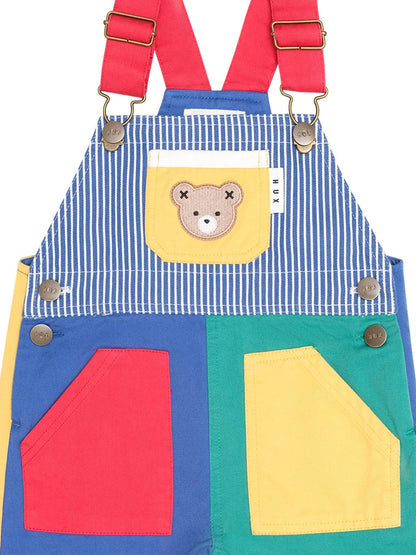 Colour Block Pocket Shortall