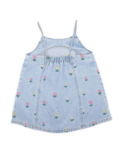 Sundae Denim Tulip Dress 3-7Y