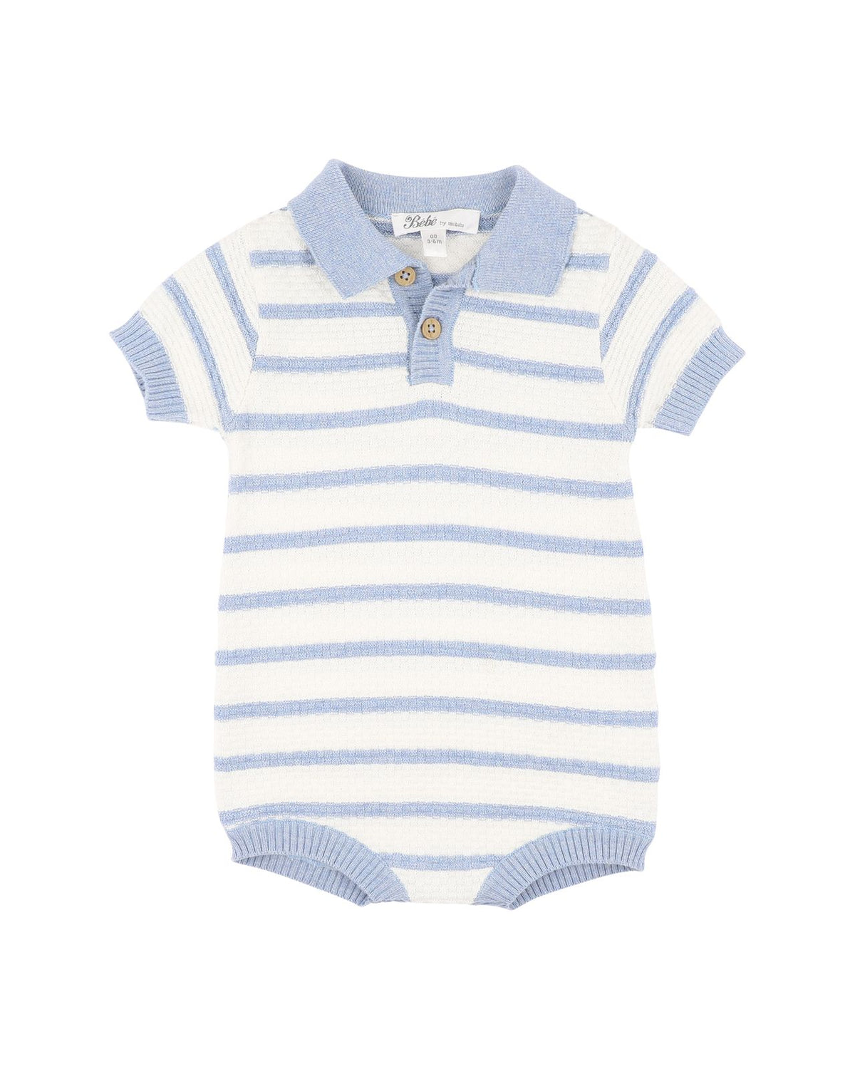 Brady Organic Knitted Polo Romper