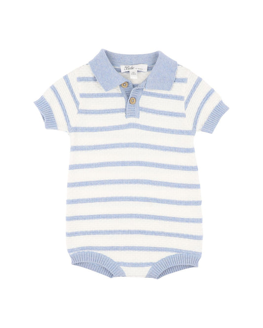 Brady Organic Knitted Polo Romper