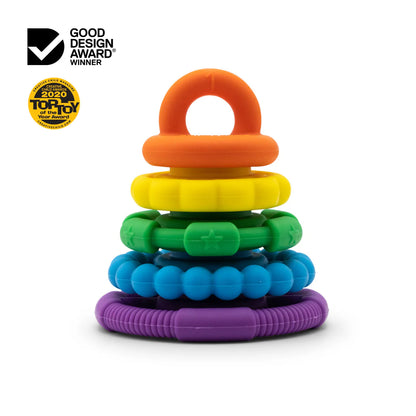 Rainbow Stacker & Teether Bright