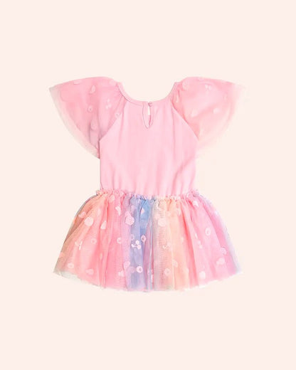 Rainbow Unicorn Tulle Dress - Aster & Ruby