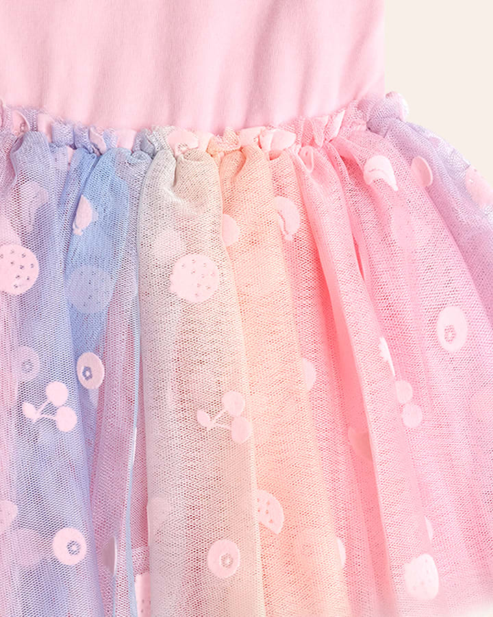 Rainbow Unicorn Tulle Dress - Aster & Ruby