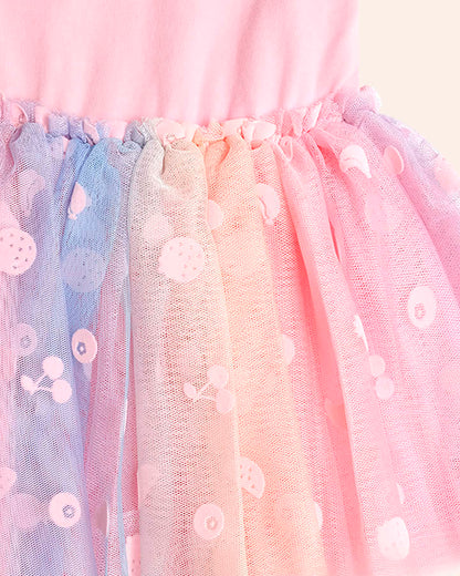 Rainbow Unicorn Tulle Dress - Aster & Ruby
