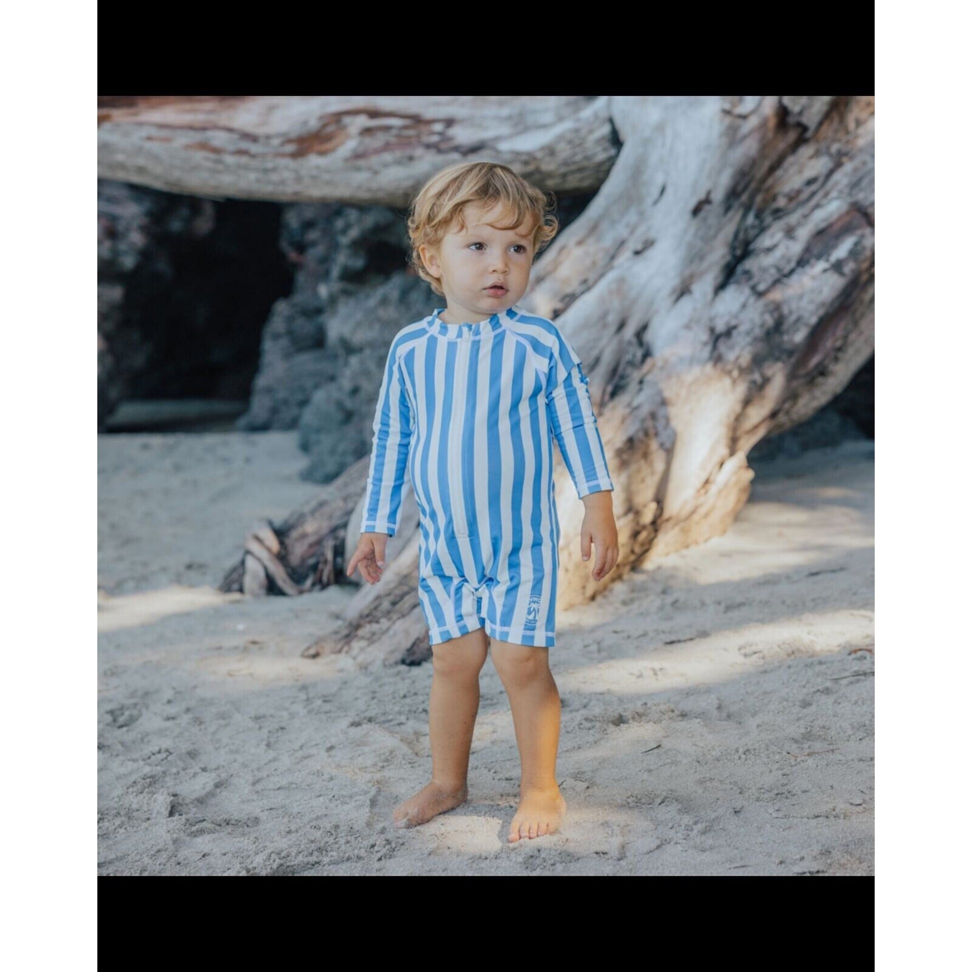 Crywolf Rash Suit Deep Sea Stripe | Aster & Ruby