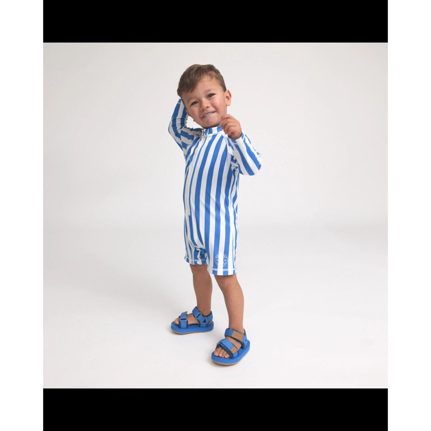 Crywolf Rash Suit Deep Sea Stripe | Aster & Ruby