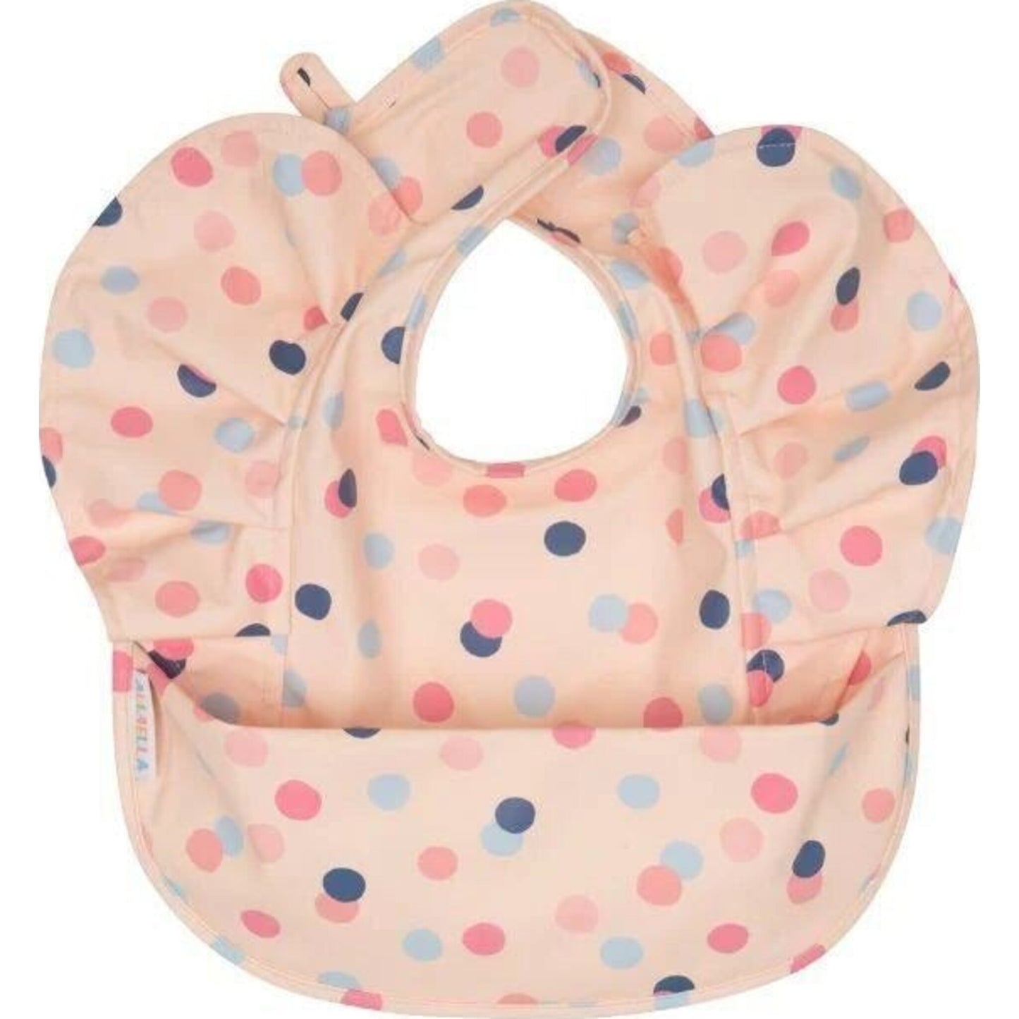 All4Ella Recycled Frills Bib Confetti | Aster & Ruby