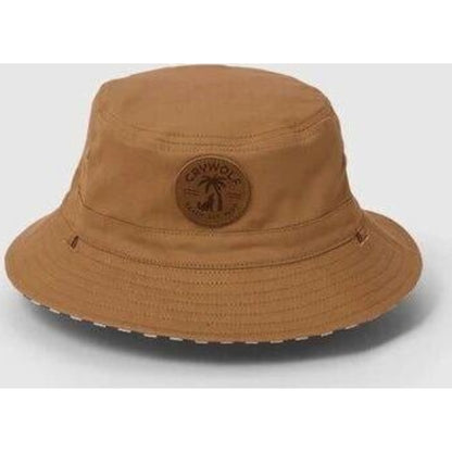 Crywolf REVERSIBLE BUCKET HAT Deep Sea Stripe | Aster & Ruby