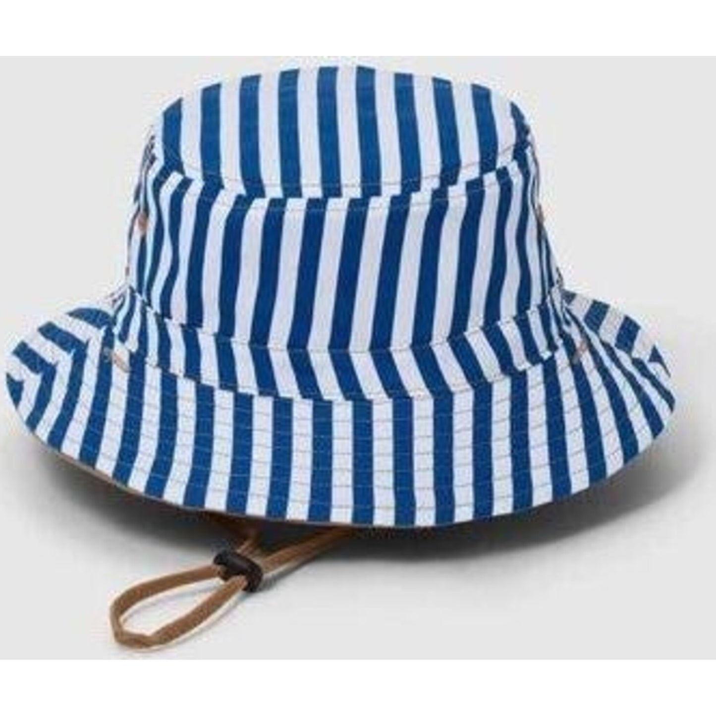 Crywolf REVERSIBLE BUCKET HAT Deep Sea Stripe | Aster & Ruby