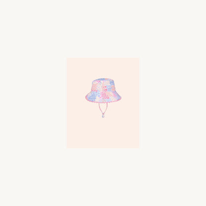 Huxbaby Reversible Swim Hat Floral Bloom | Aster & Ruby