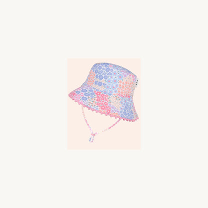Huxbaby Reversible Swim Hat Floral Bloom | Aster & Ruby