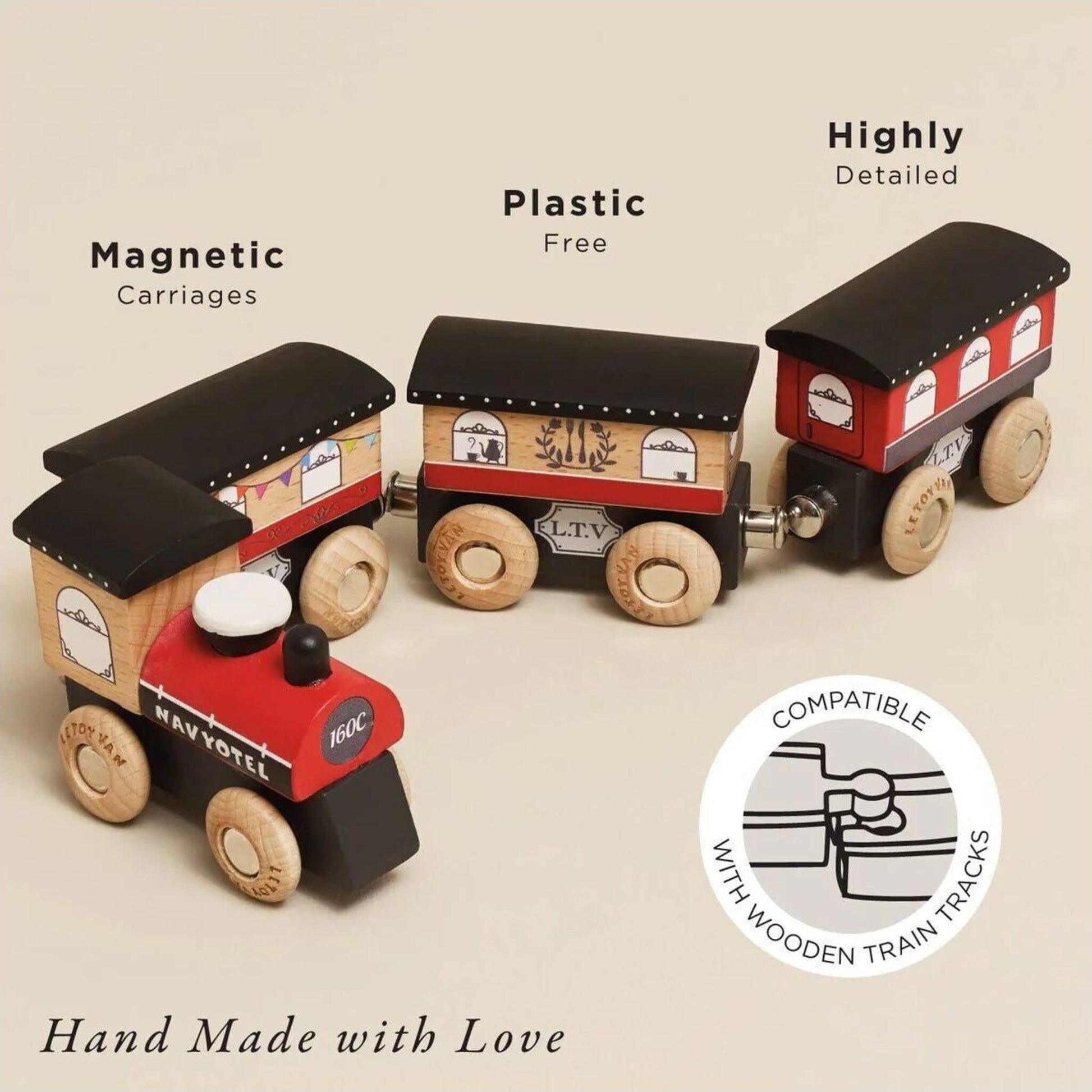 Le Toy Van Royal Express Train & Carriages 4pc | Aster & Ruby
