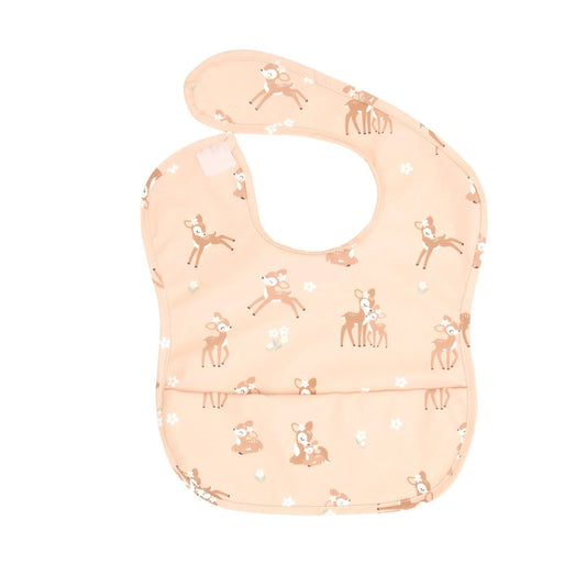 All4Ella Recycled Pouch Bib Fawn | Aster & Ruby
