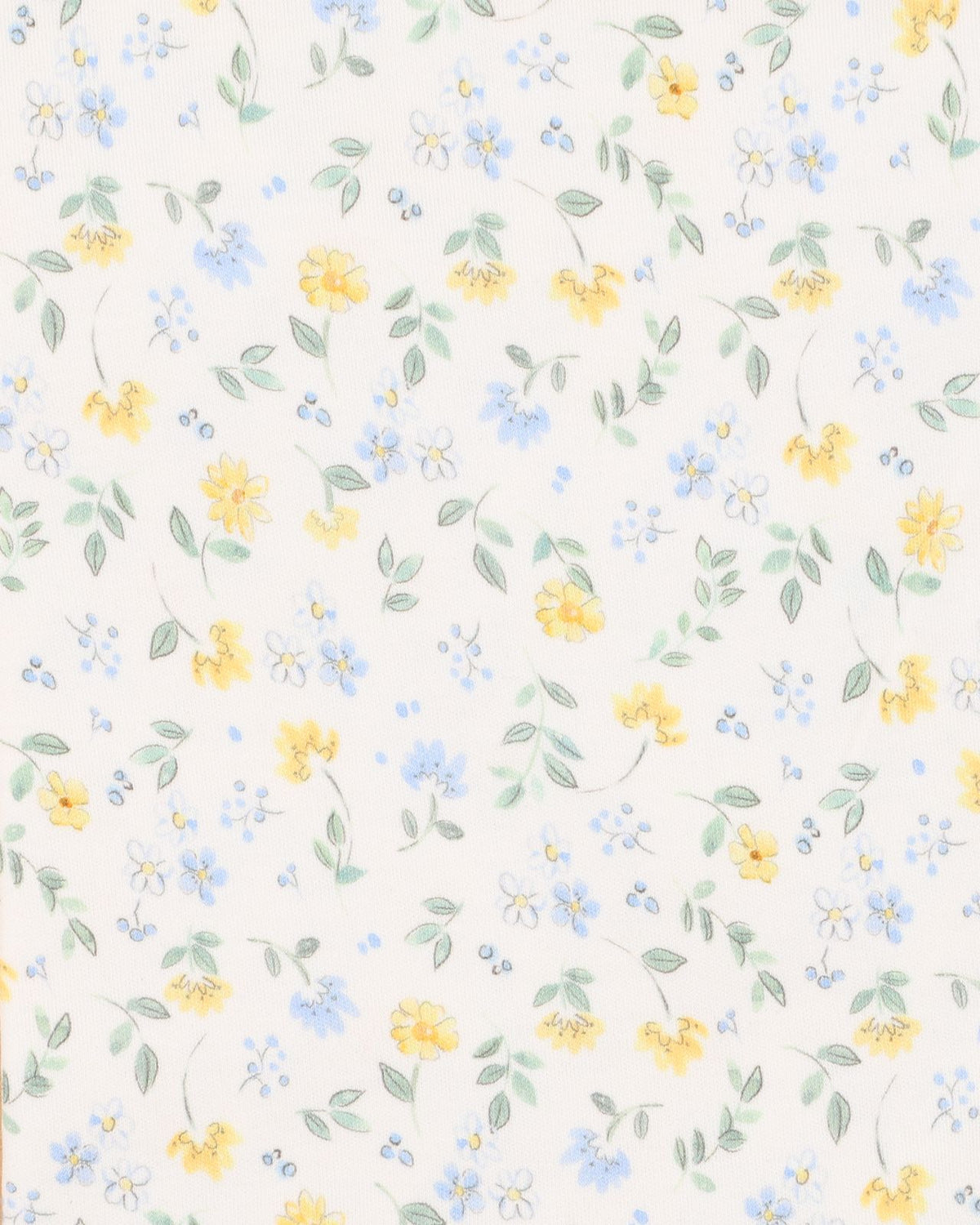 Libby Floral Organic Bunny Rug