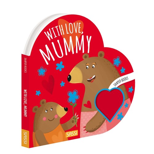 Sassi Junior with Love Mummy Heart Shaped Board Book | Aster & Ruby