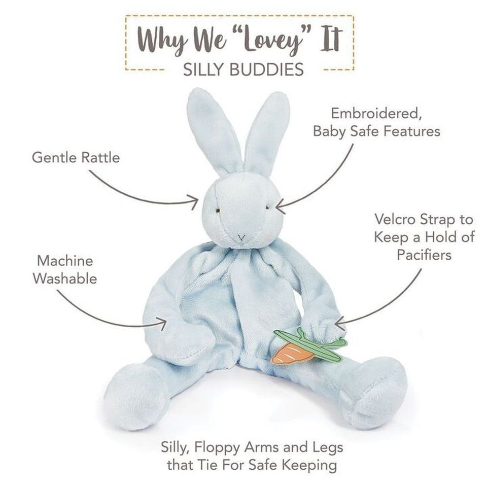 Blue Bud Bunny Silly Buddy