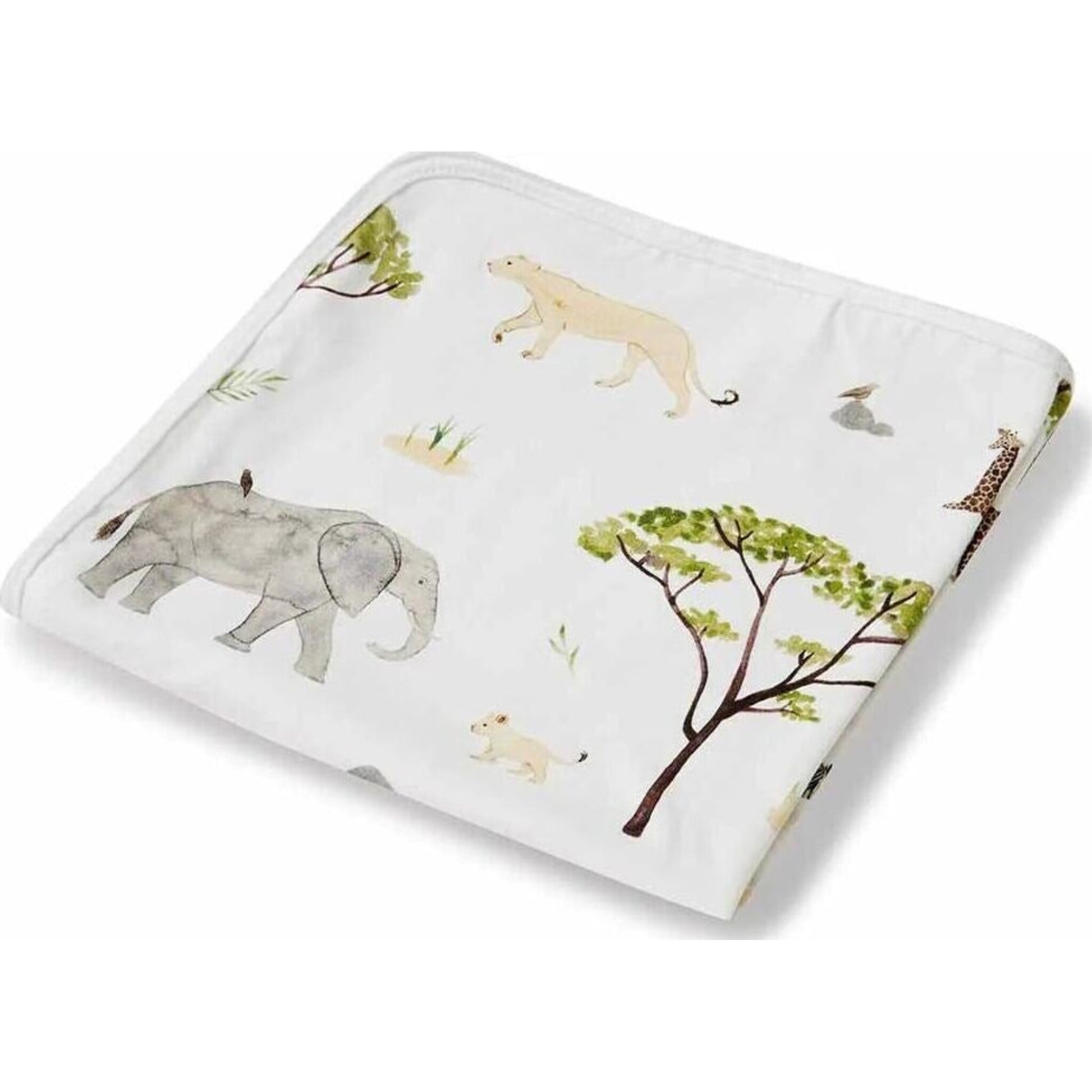 Snuggle Hunny Safari Organic Jersey Wrap & Beanie Set | Aster & Ruby