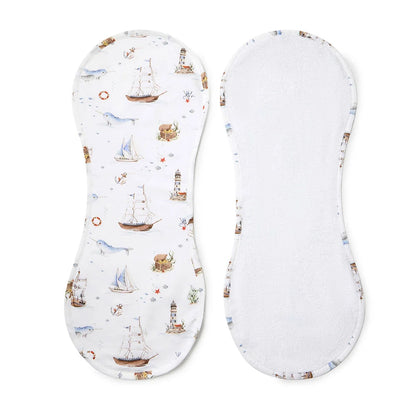 Set Sail Organic Cotton Burp Cloth