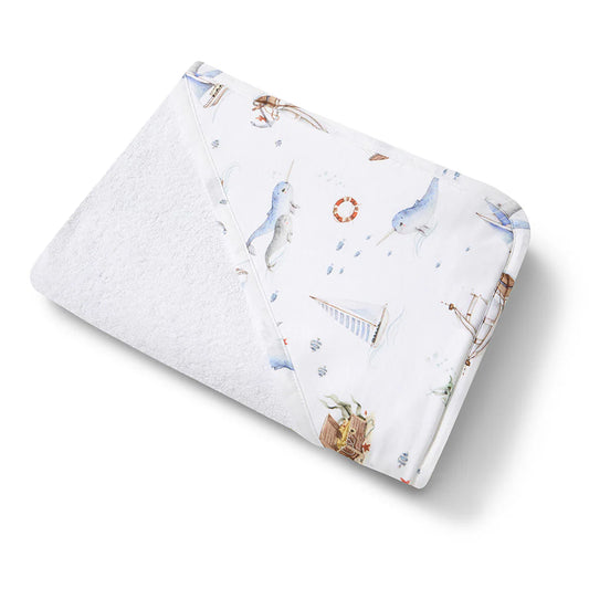 Set Sail Organic Hooded Baby Towel