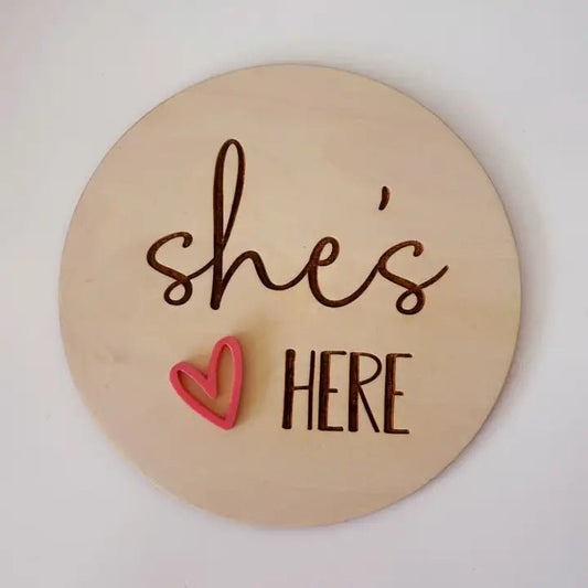 She's Here Heart - Aster & Ruby
