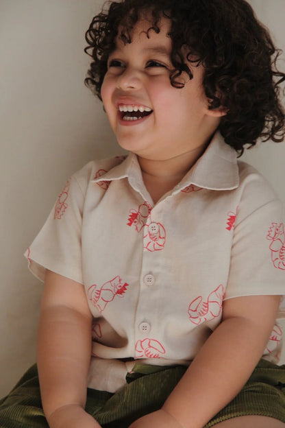 SHIRT | SHAWN THE PRAWN – 6-12m, 1, 2, 3 – Aster & Ruby