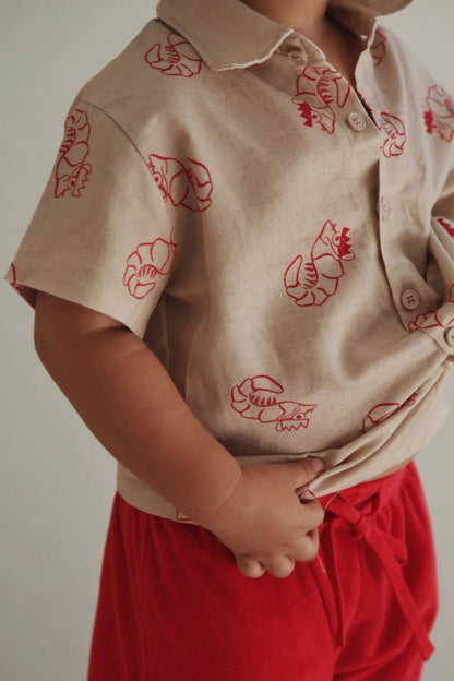 SHIRT | SHAWN THE PRAWN – 6-12m, 1, 2, 3 – Aster & Ruby